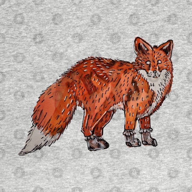 Fox in Socks 2.0 by Animal Surrealism